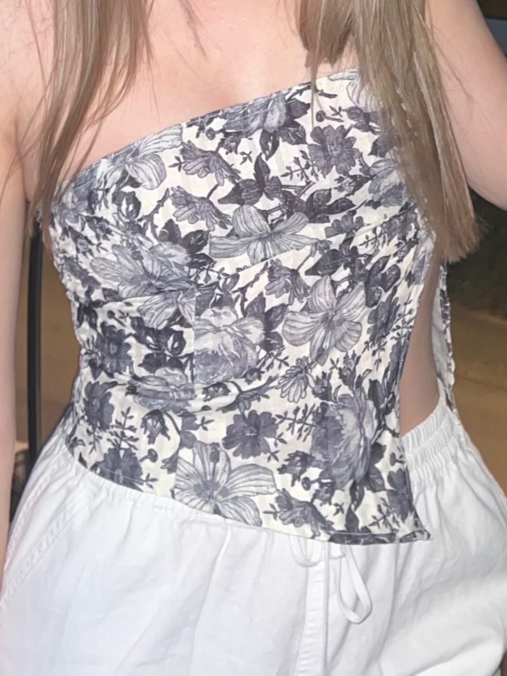 Printed Crop Top